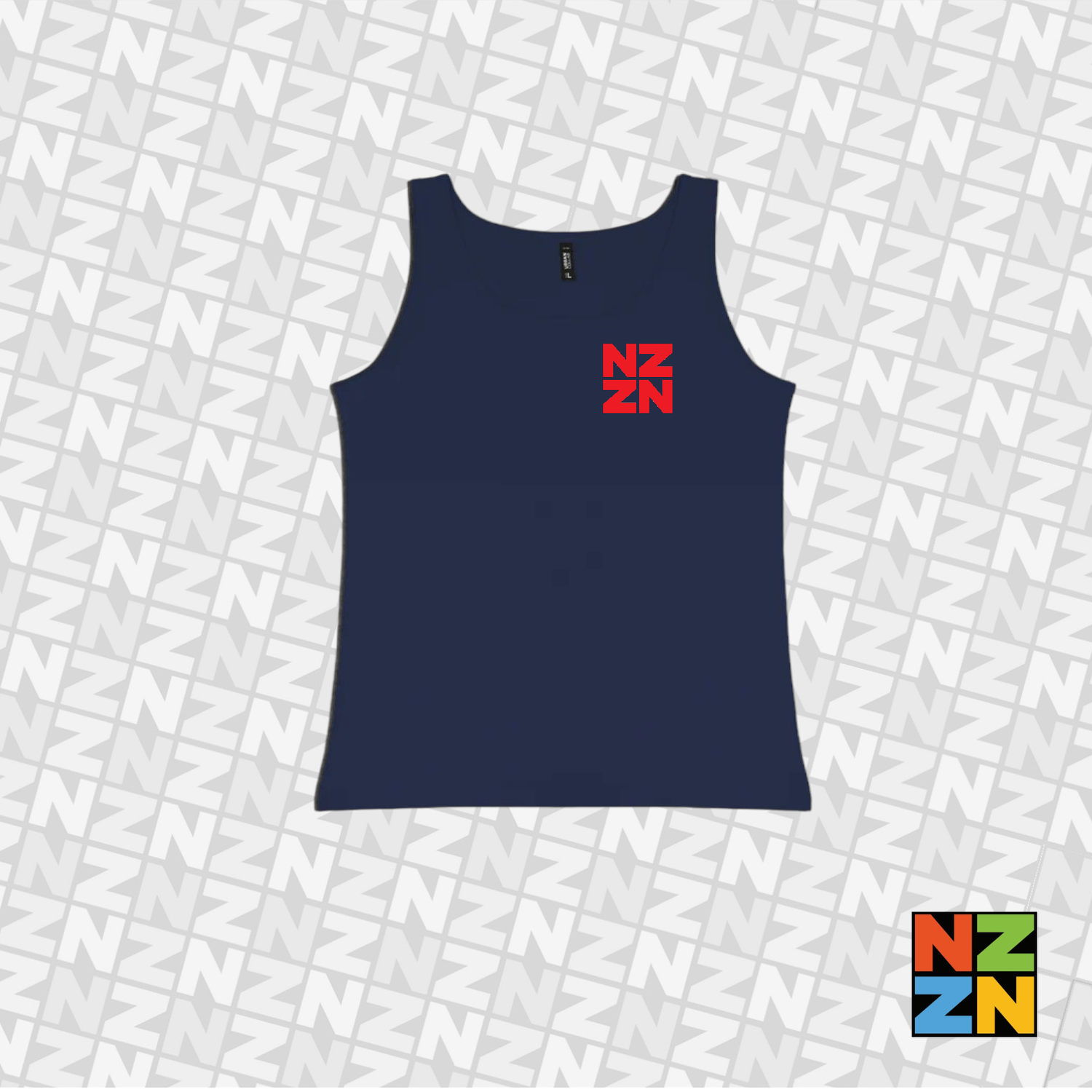NZZN Ladies Singlet Navy