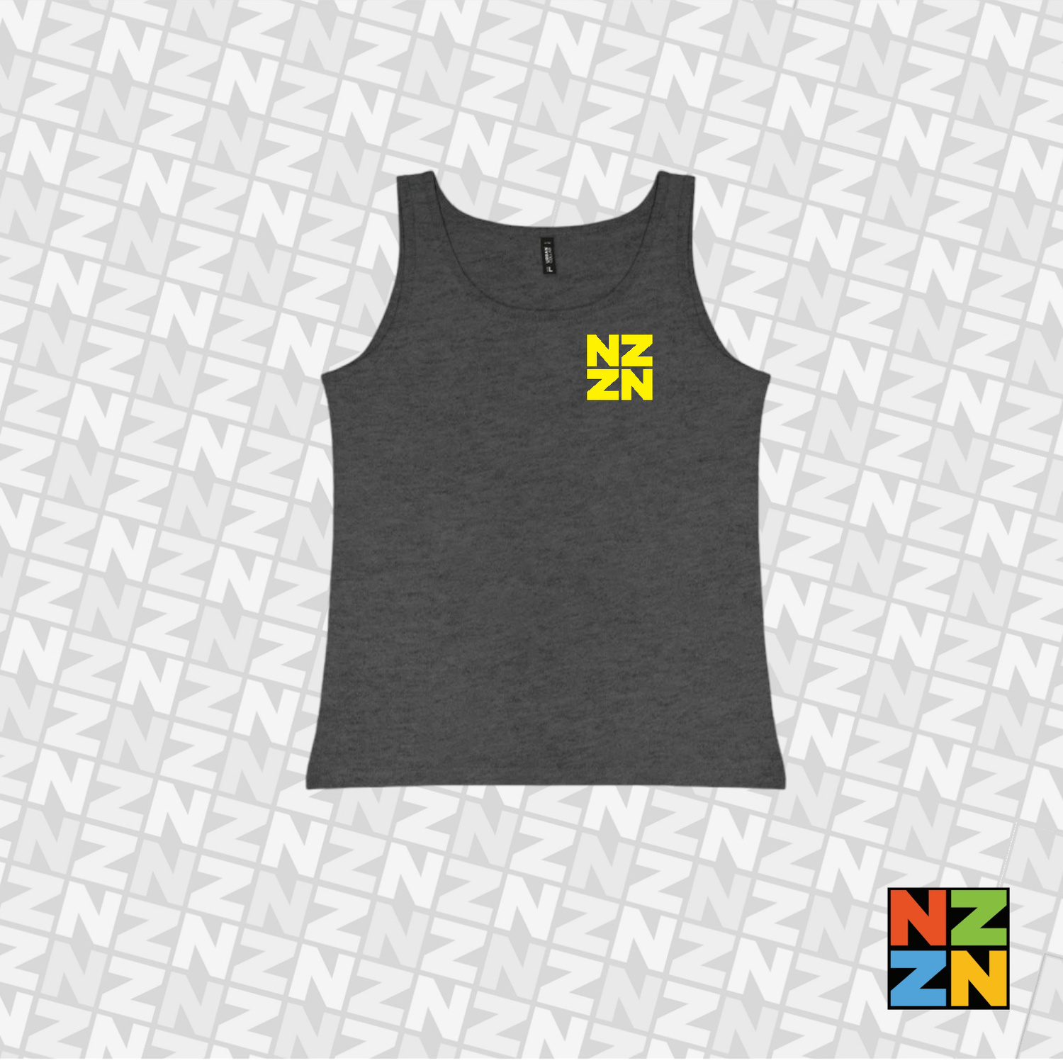 NZZN Ladies Singlet Dark Grey