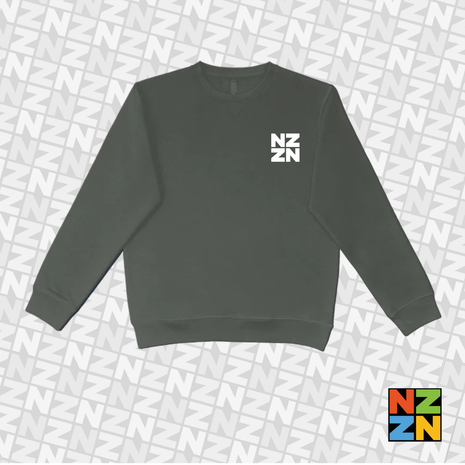 NZZN Crewneck Smoke