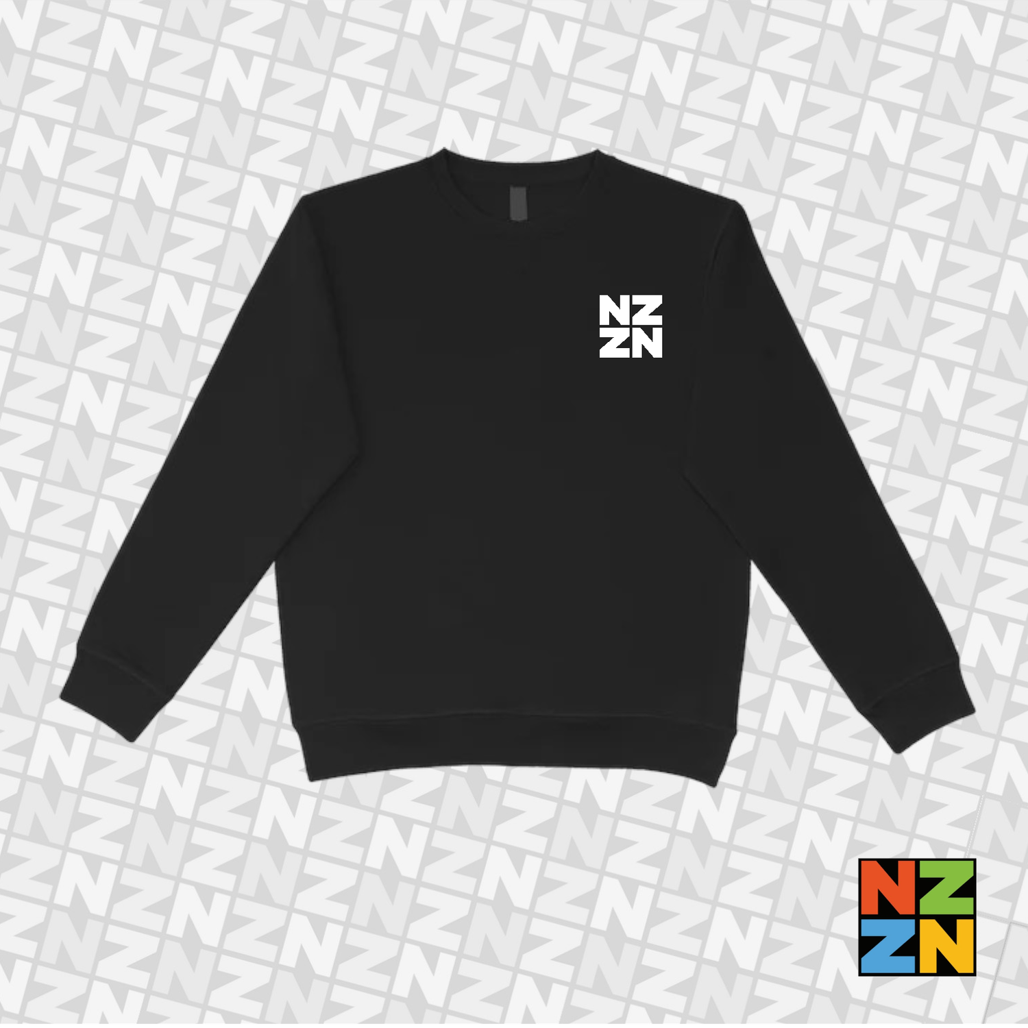 NZZN Crewneck Black