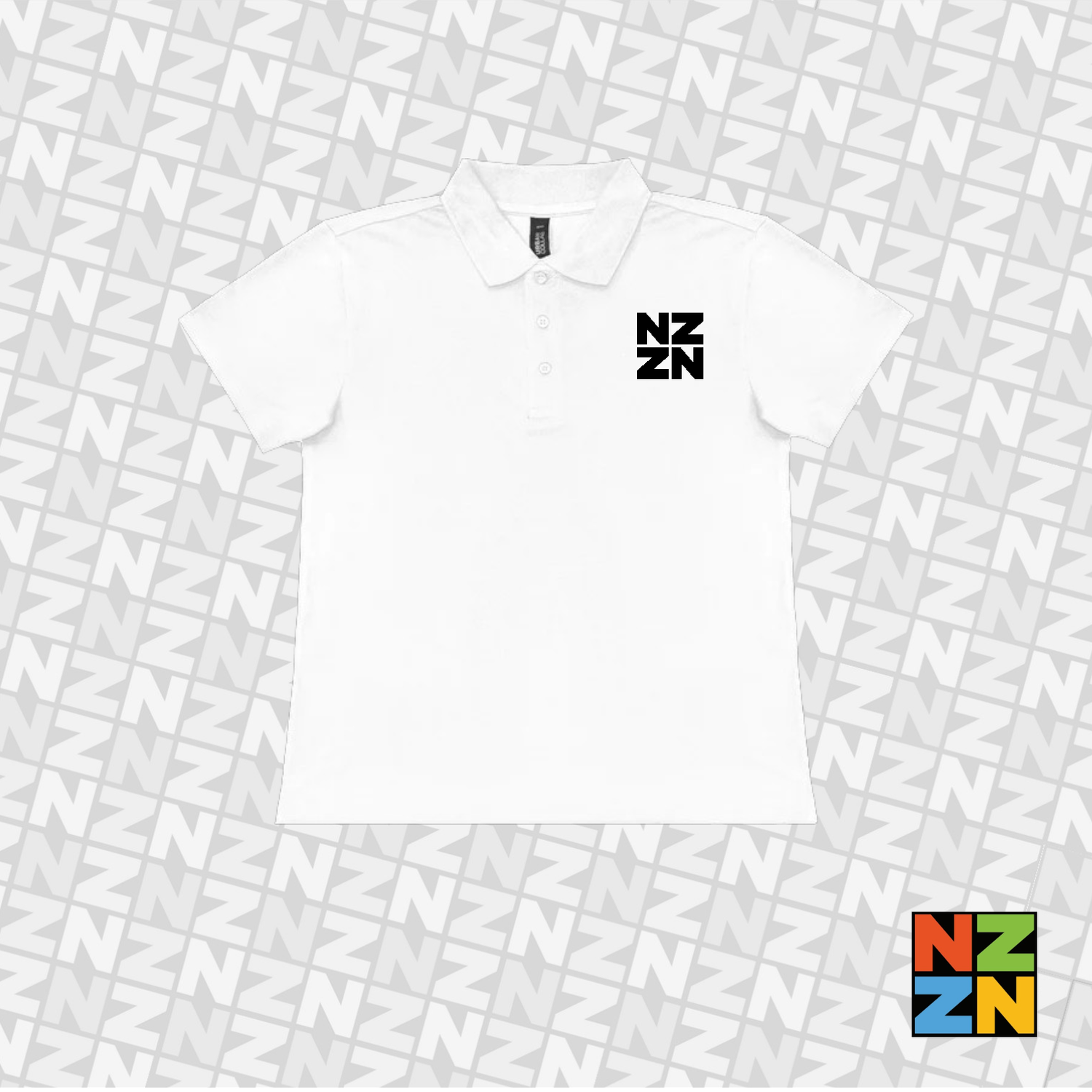 NZZN Ladies Polo Shirt White