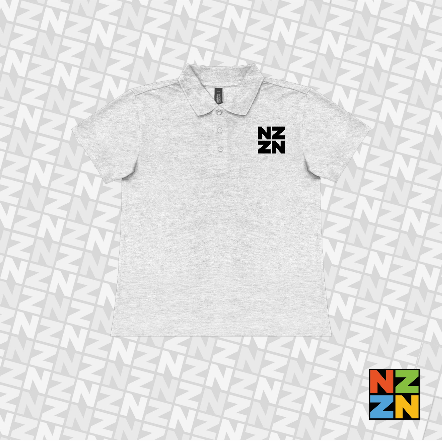 NZZN Ladies Polo Shirt Grey