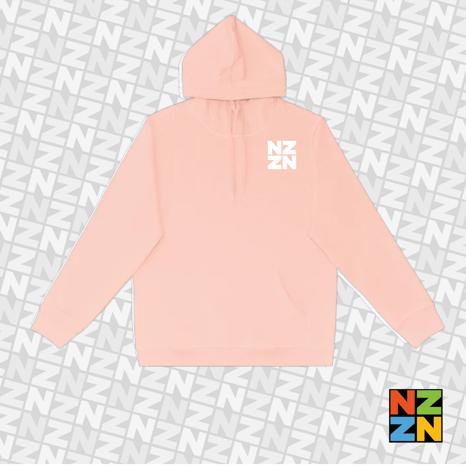 NZZN Ladies Hoodie Dusty Rose