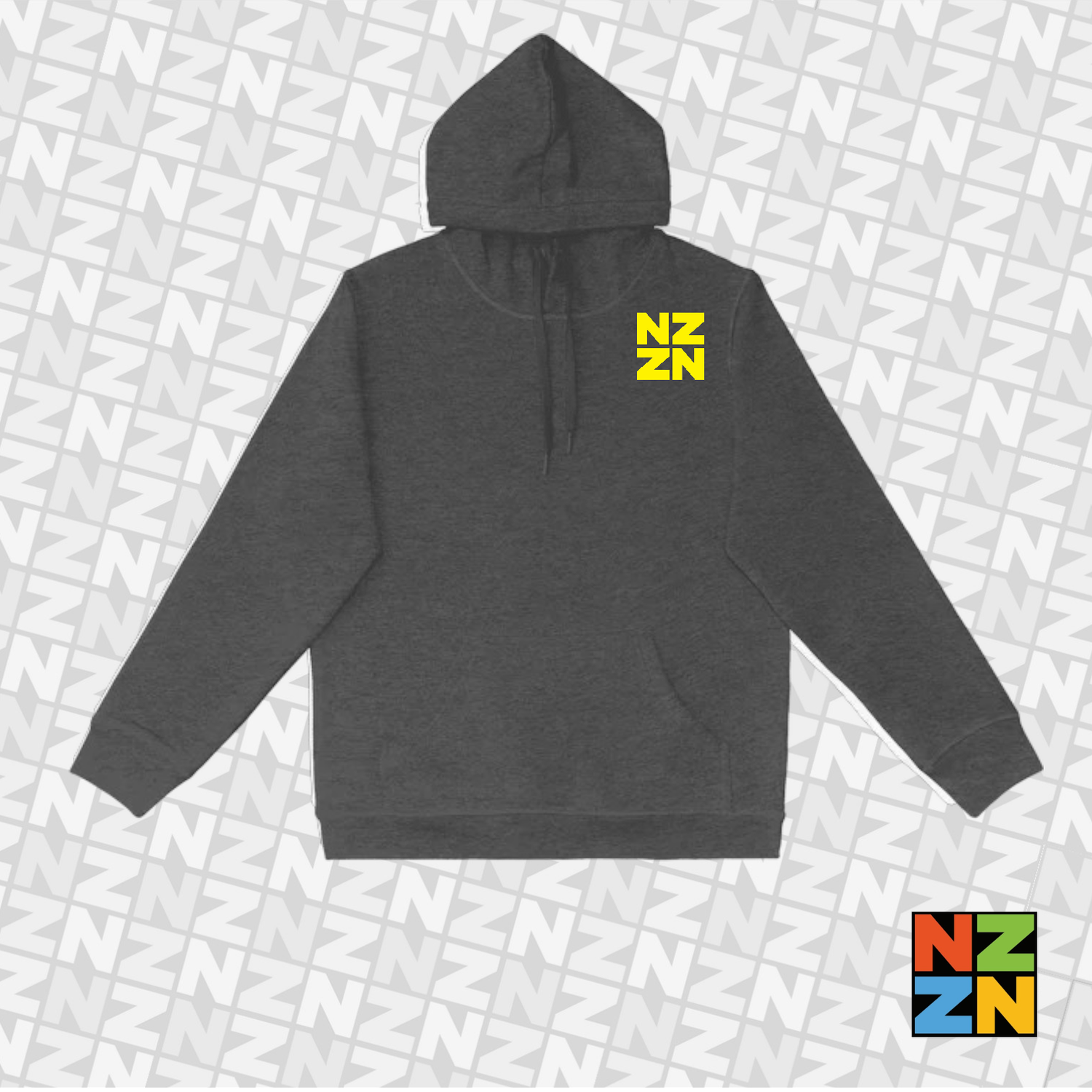 NZZN Ladies Hoodie Dark Grey