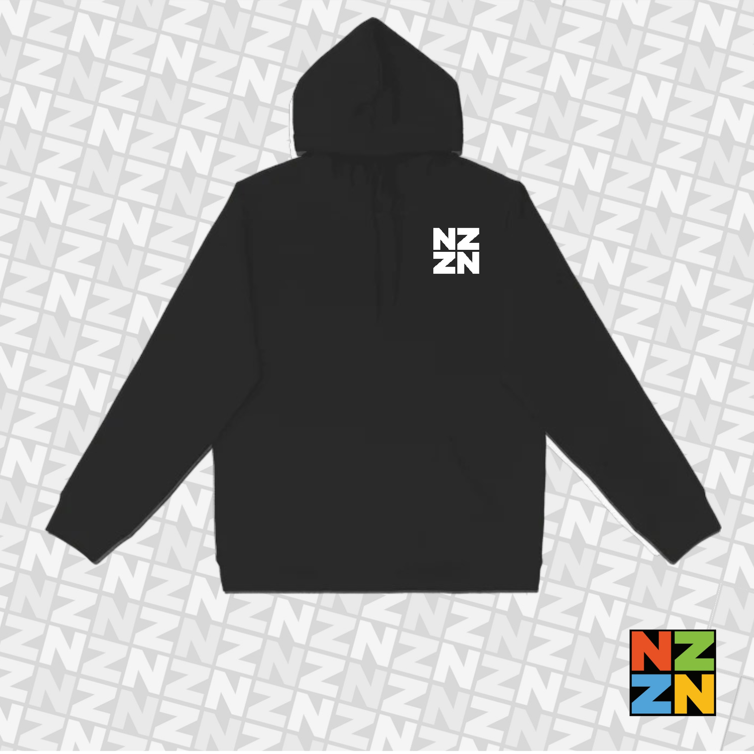 NZZN Ladies Hoodie Black