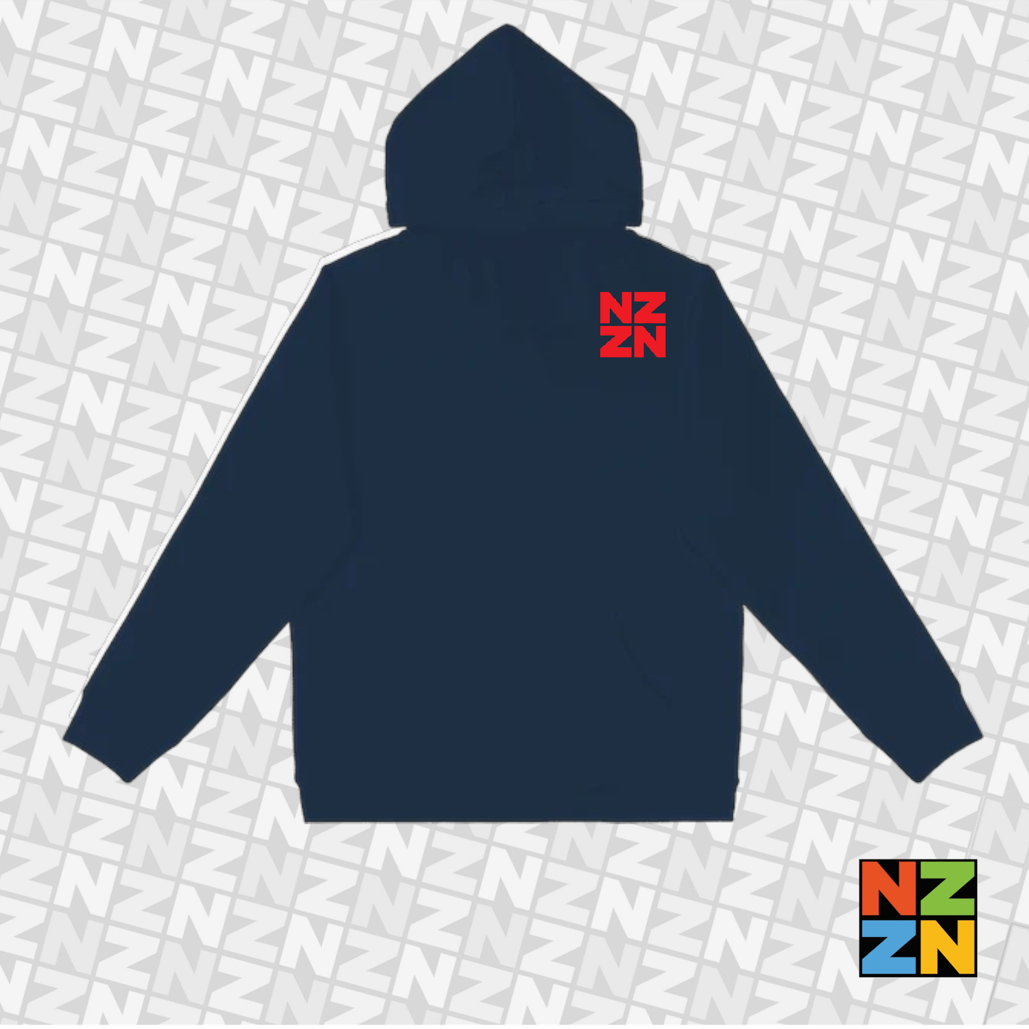 NZZN Youth Hoodie Navy