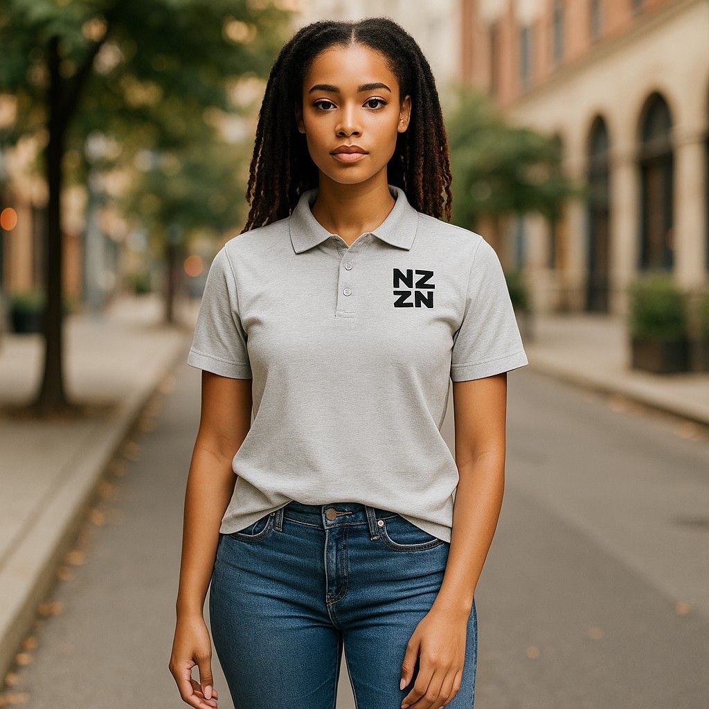 NZZN Ladies Polo Shirt Grey