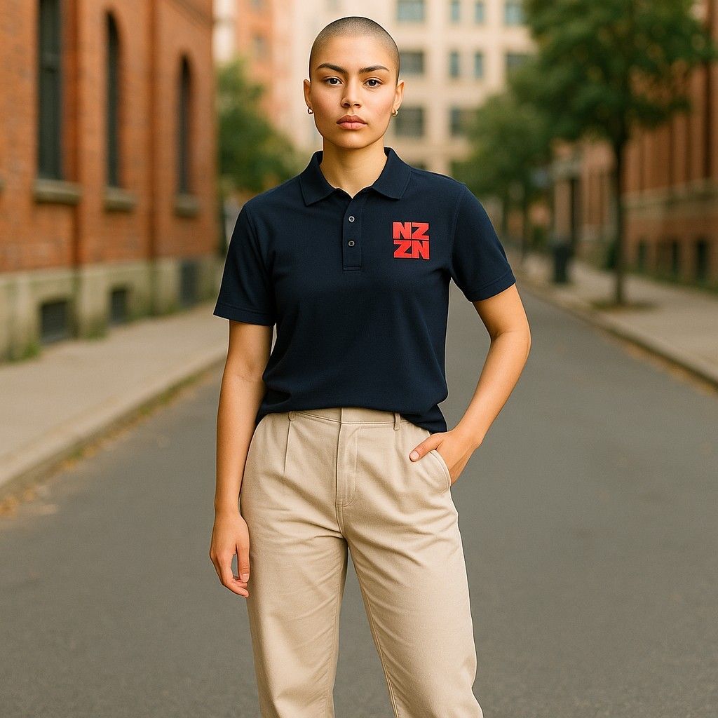 NZZN Ladies Polo Shirt Navy