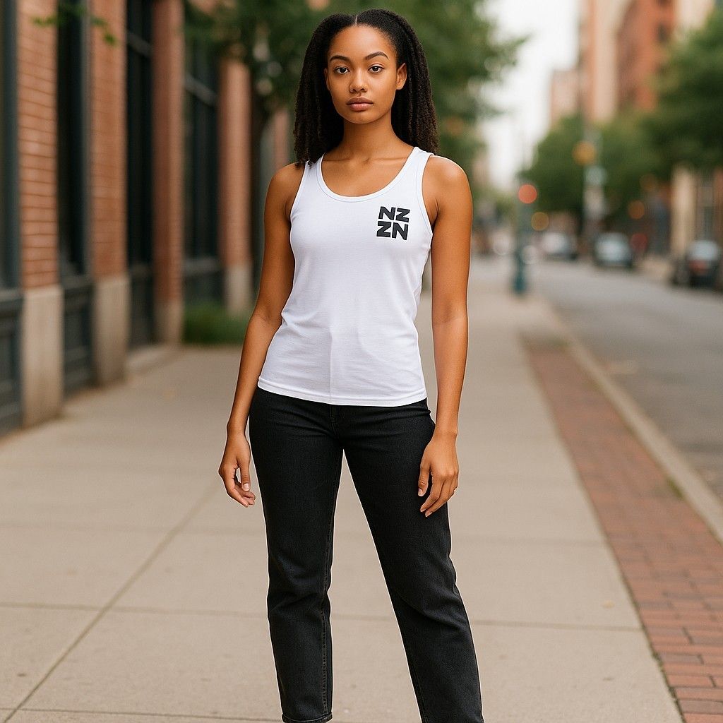 NZZN Ladies Singlet White