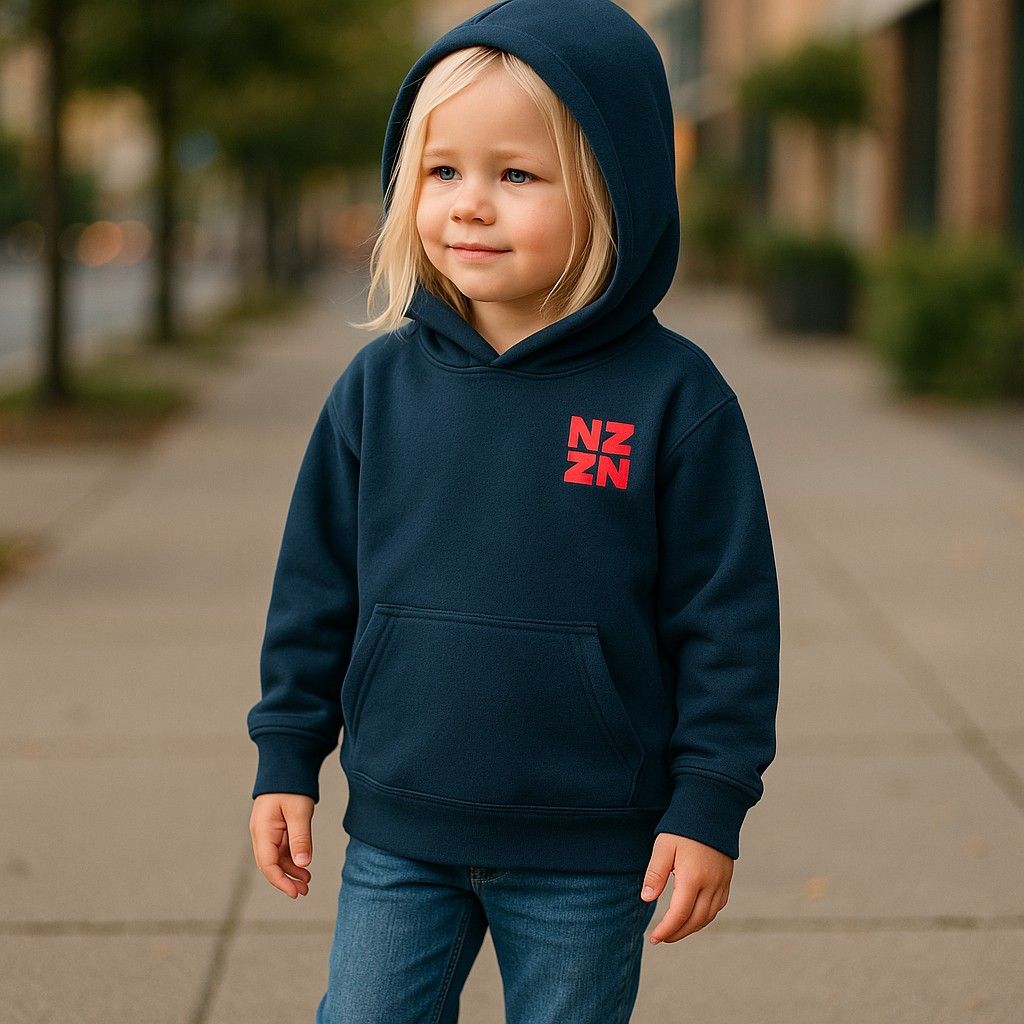 NZZN Youth Hoodie Navy