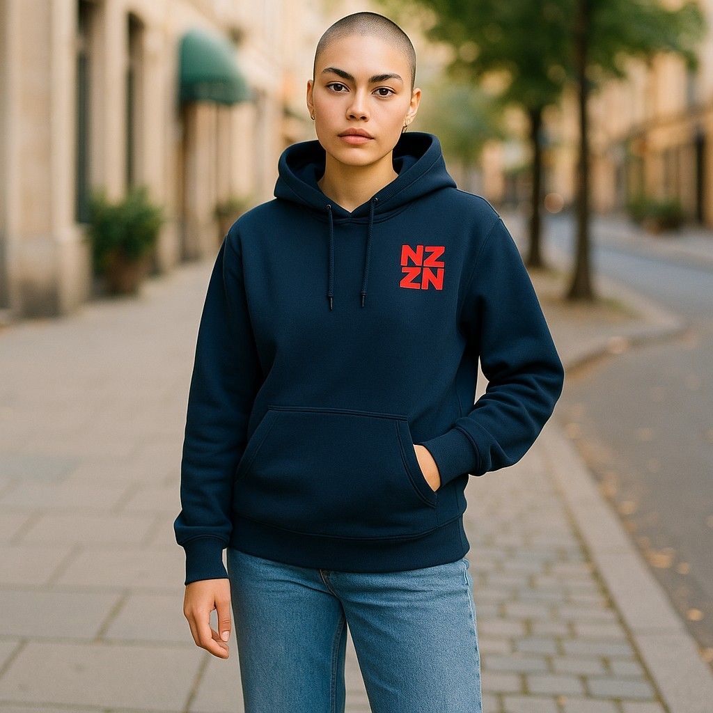 NZZN Ladies Hoodie Navy