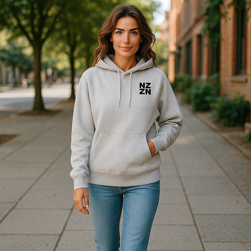 NZZN Ladies Hoodie Grey