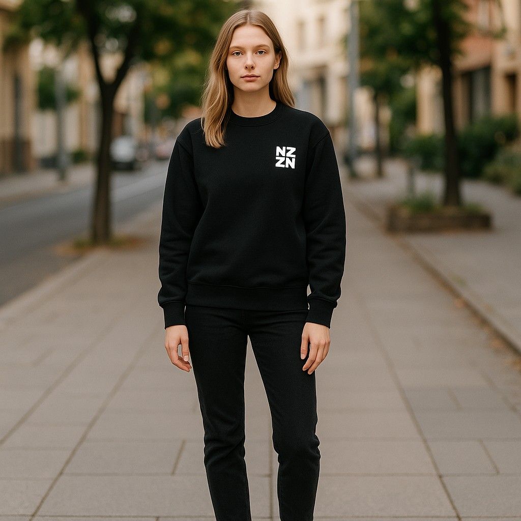 NZZN Crewneck Black