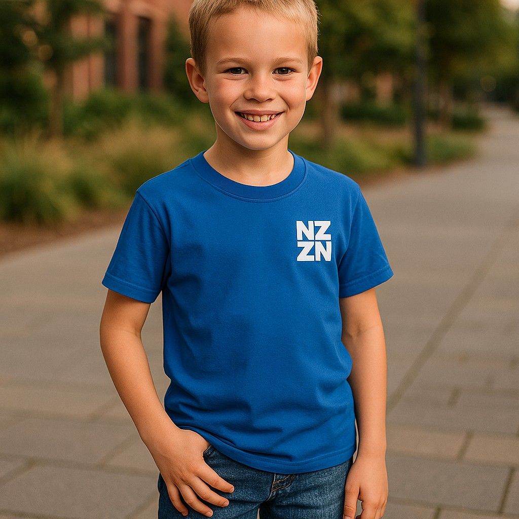 NZZN Youth T-Shirt Blue