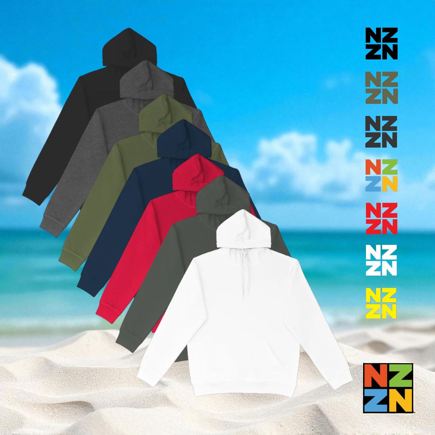 NZZN Mens Hoodie Custom