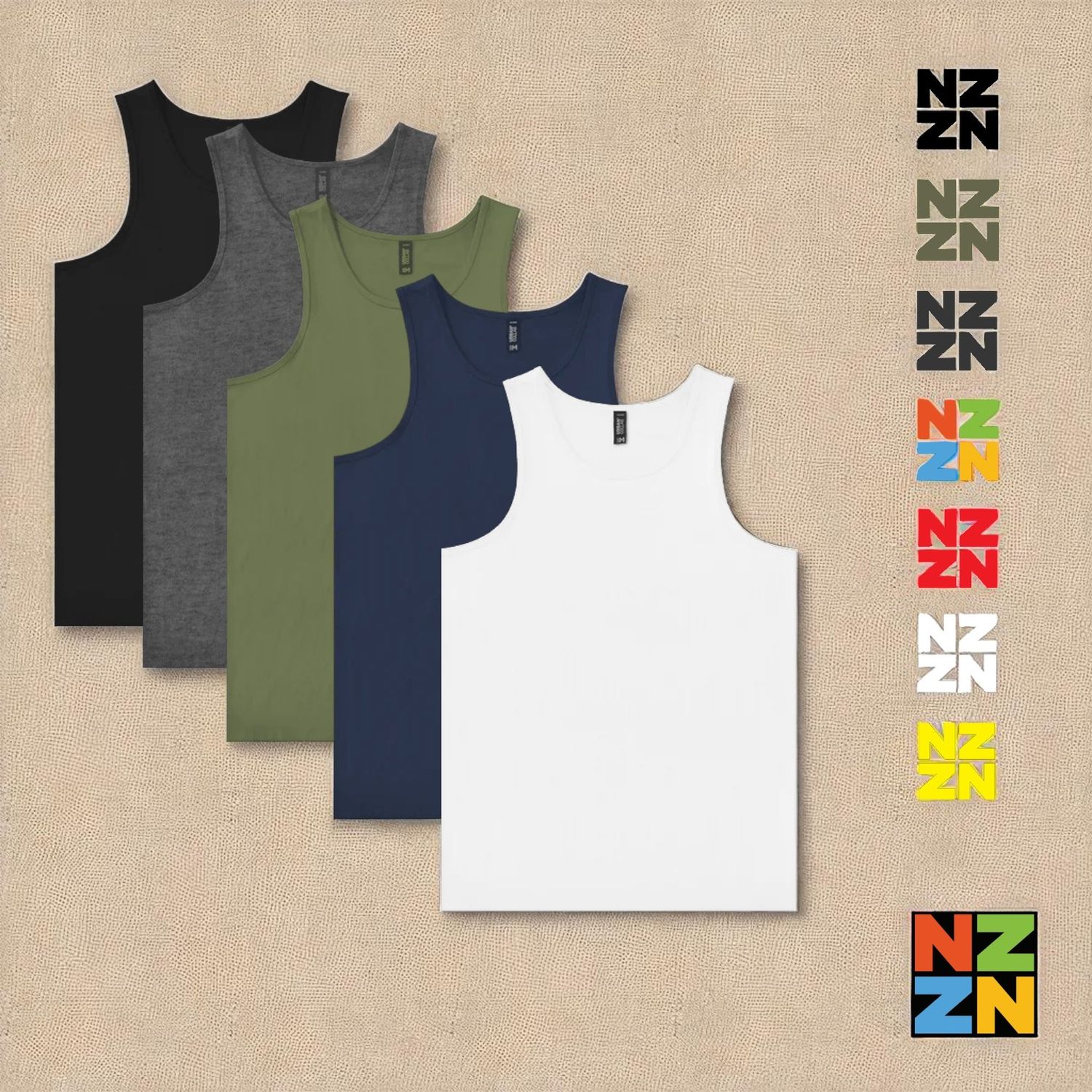 NZZN Mens Singlet Custom