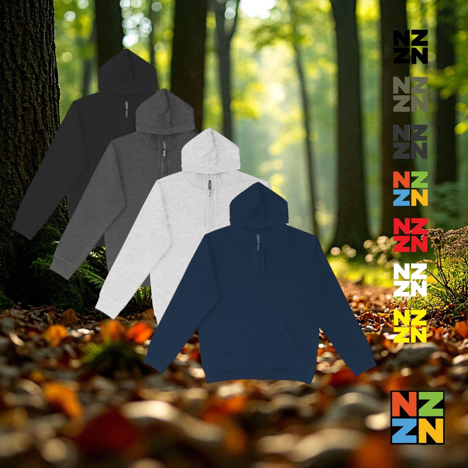NZZN Zip Hoodie Custom