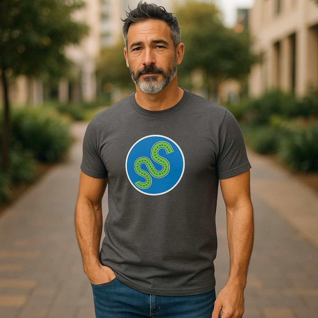 Street Smart Mens T-Shirt Dark Grey