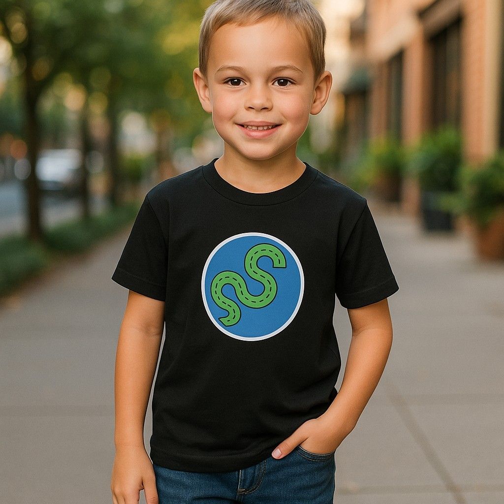 Street Smart Youth T-Shirt Black