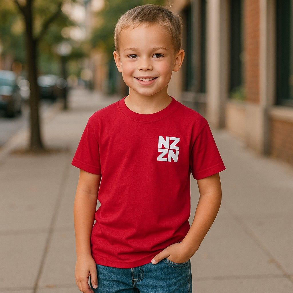 NZZN Youth T-Shirt Red