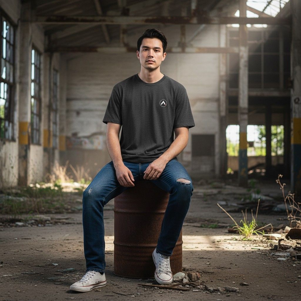 AXLE Mens T-Shirt Dark Grey