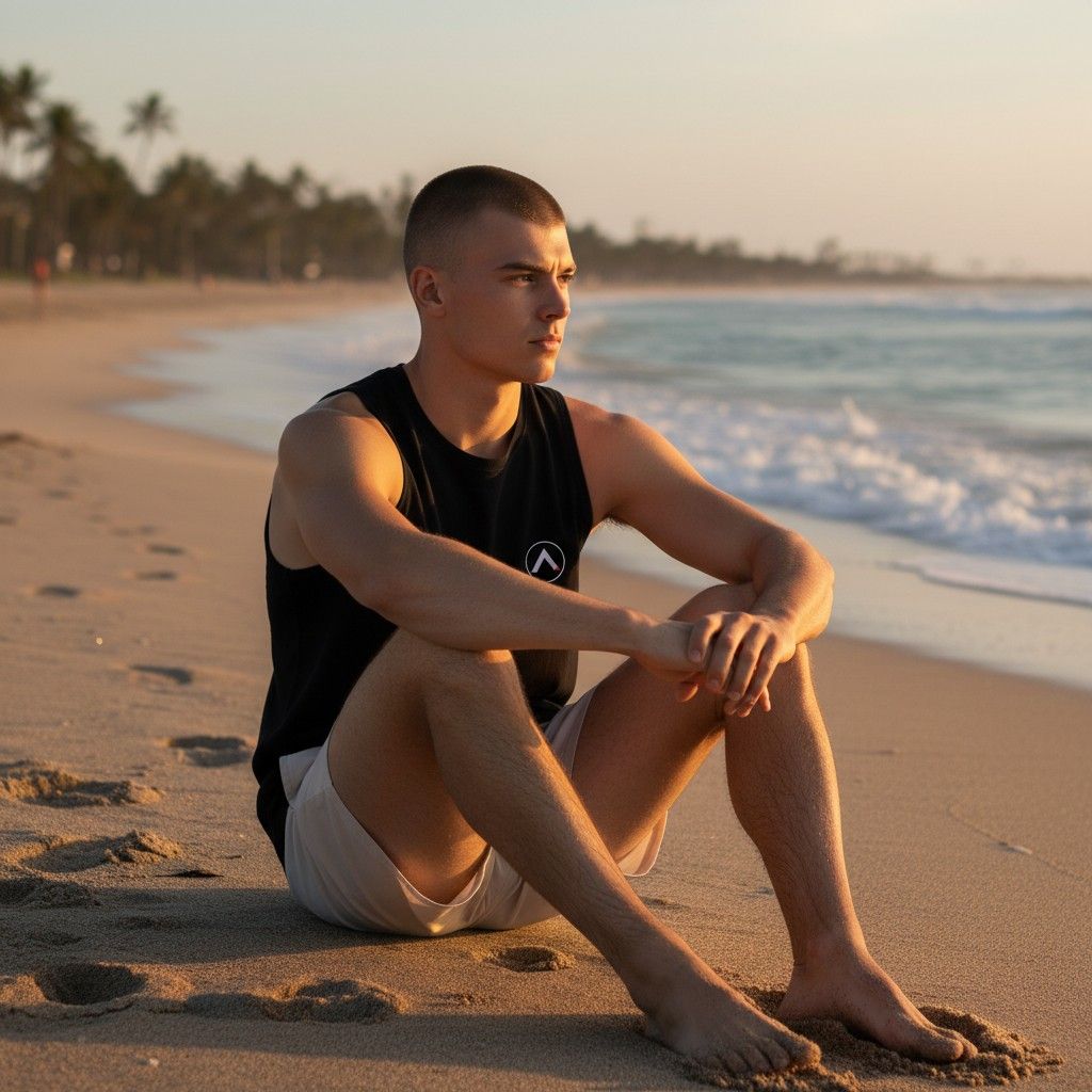 AXLE Mens Singlet Black