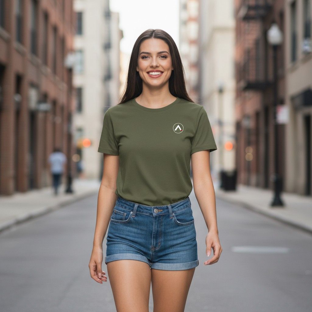AXLE Ladies T-Shirt Military Green