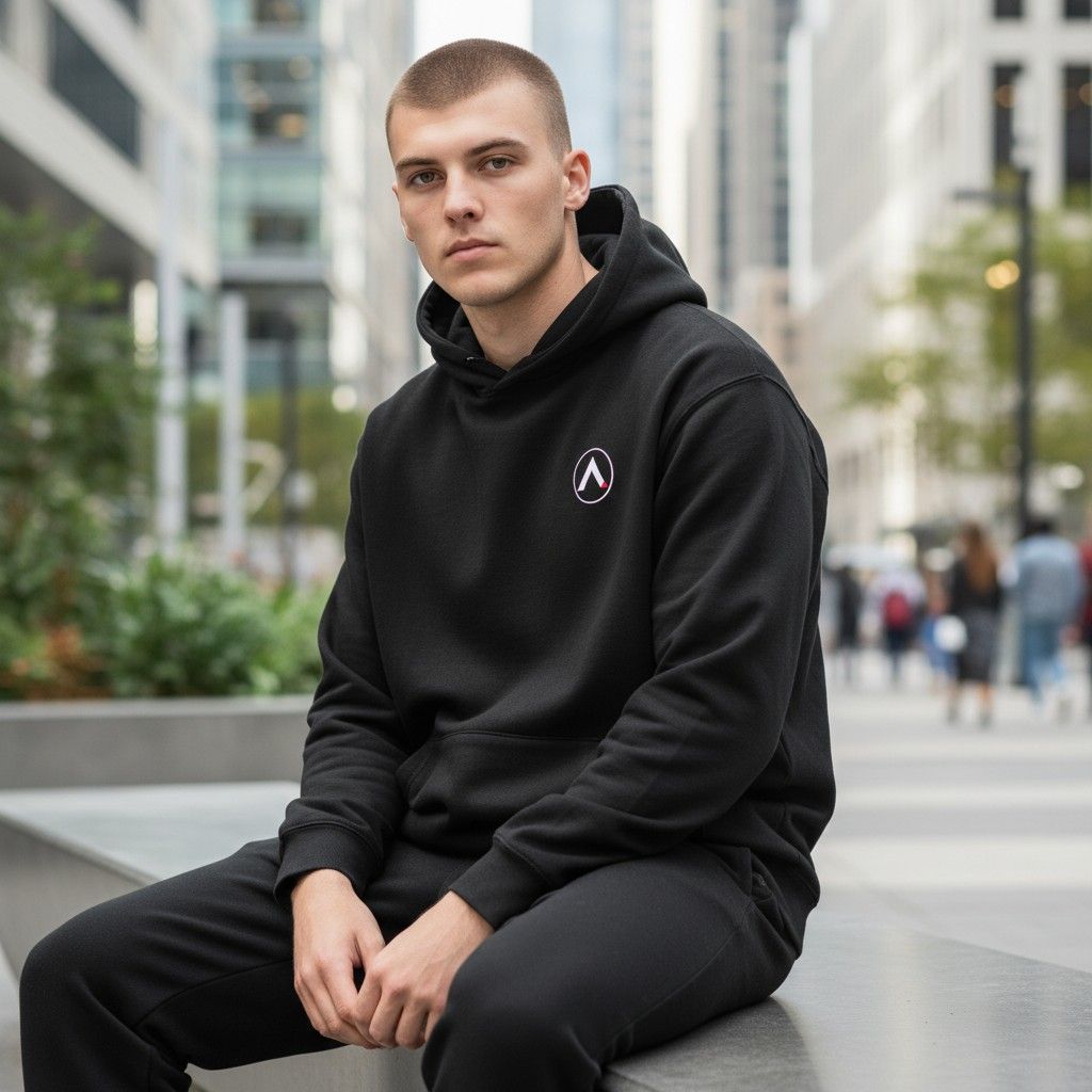 AXLE Mens Hoodie Black