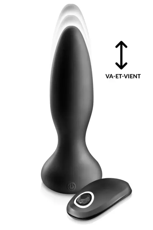Plug anal vibrant va-et-vient