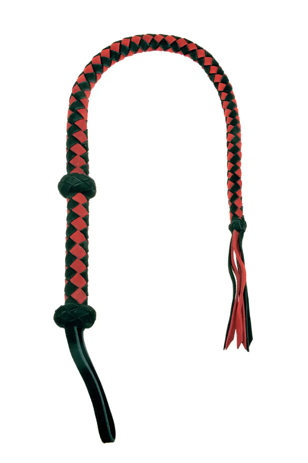 Fouet en cuir tressé