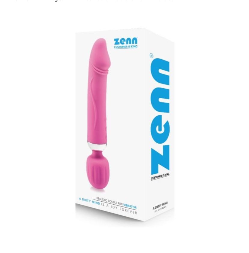 Realistic Double Fun Vibrator