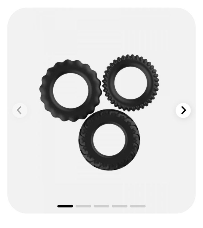 Pack de 3 cockrings extensibles titan