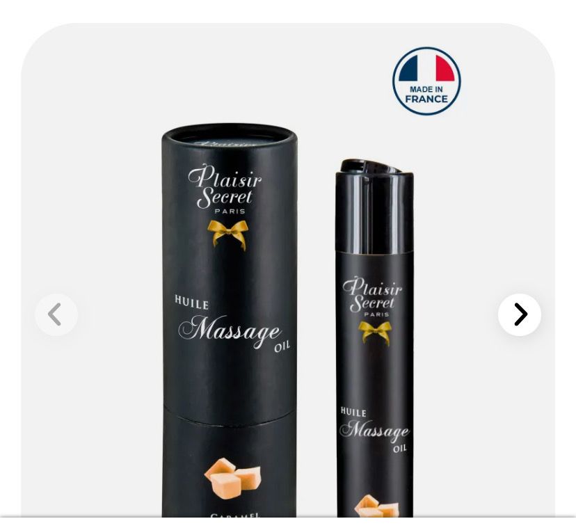 Huile de massage gourmande caramel 59ml