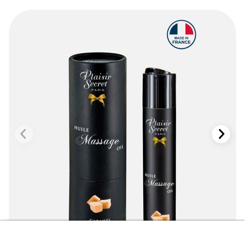 Huile de massage gourmande caramel 59ml