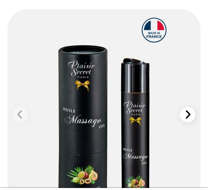 Huile de massage gourmande fruits exotiques 59ml