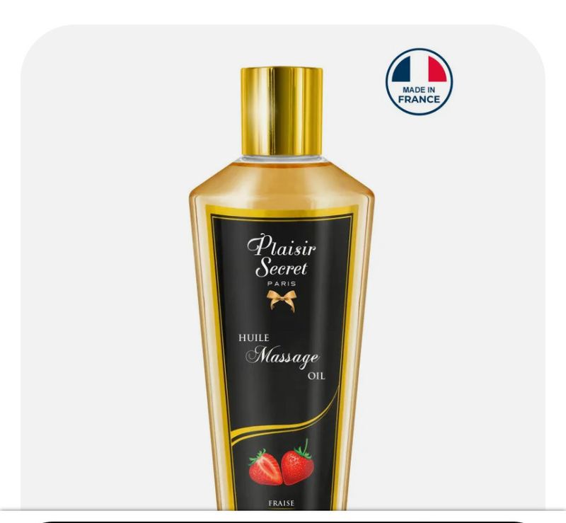 Huile de massage sèche fraise 250ml