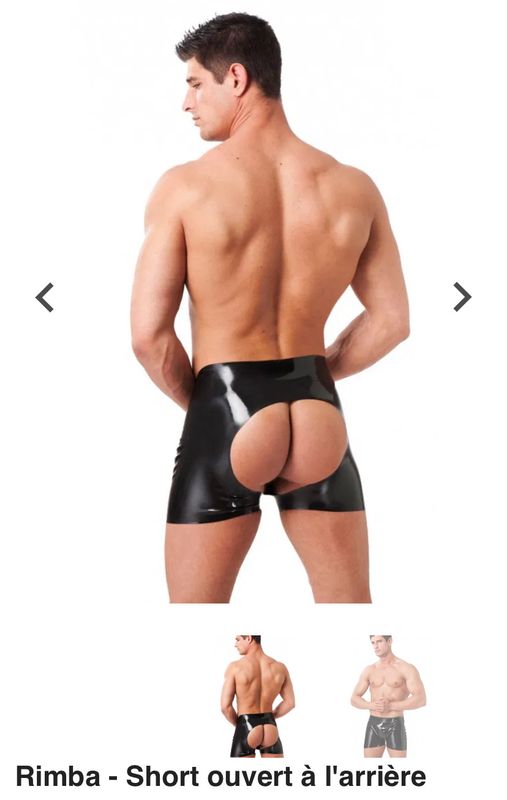 Short with open backside