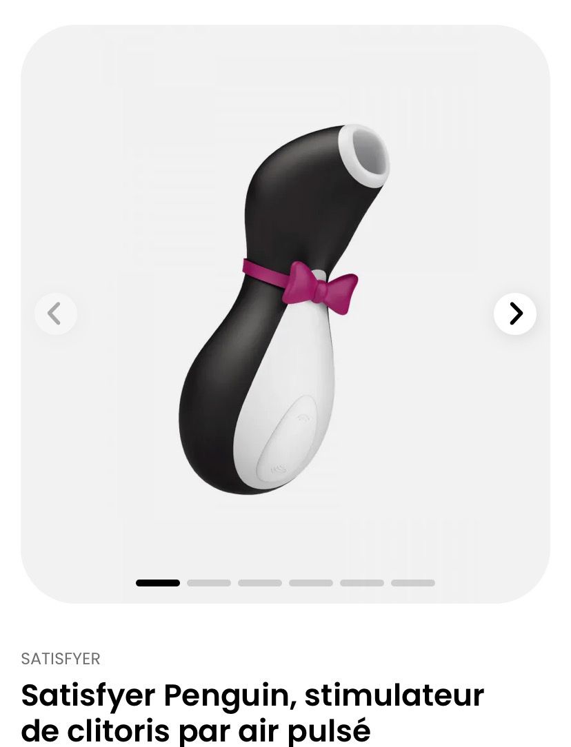 Satisfyer Penguin, stimulateur de clitoris par air pulsé