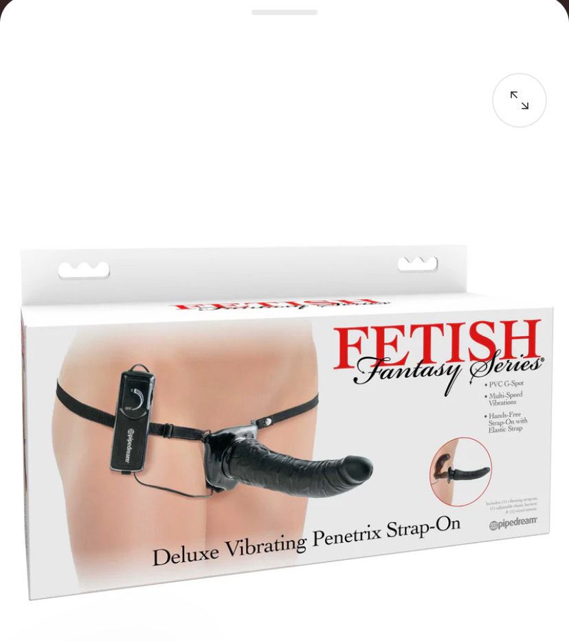 Deluxe vibrating penetrix strap on