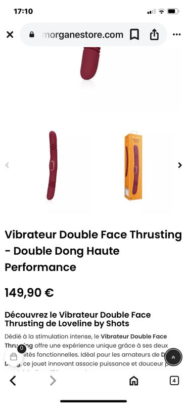 Vibrateur Double Face Thrusting - Double Dong Haute Performance
