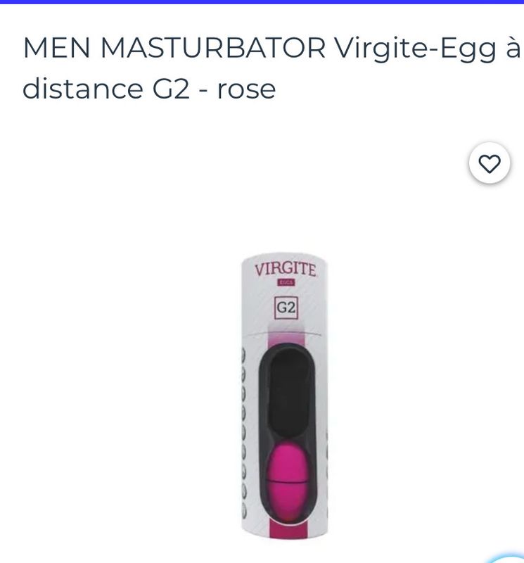 MEN MASTURBATOR Virgite-Egg à distance G2 - rose