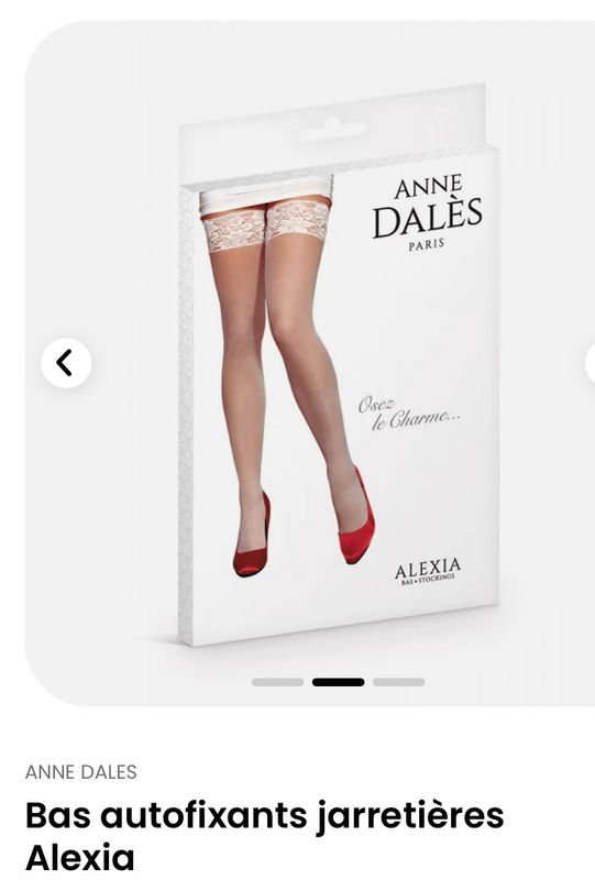 Bas autofixants jarretières Alexia