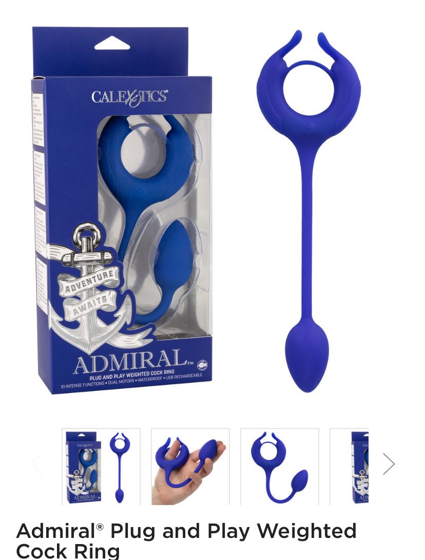Admiral® Plug and Play Weighted Cock Ring