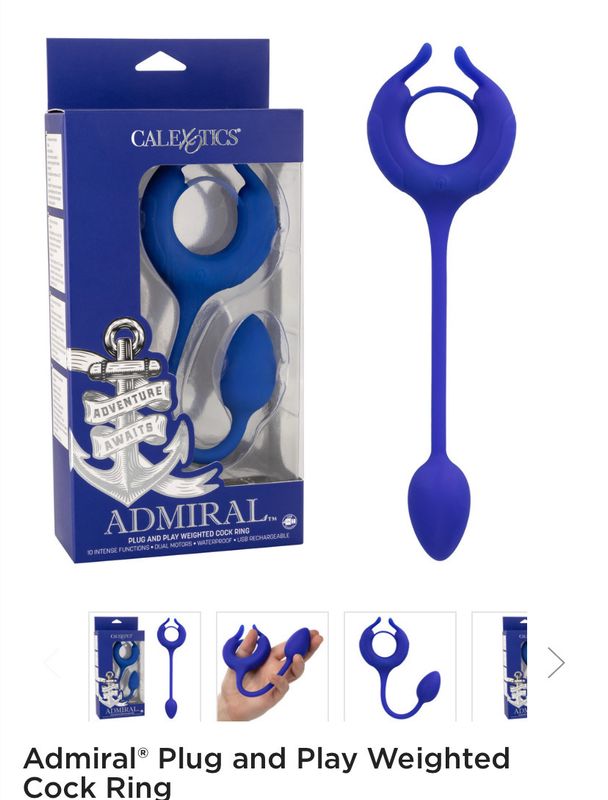 Admiral® Plug and Play Weighted Cock Ring