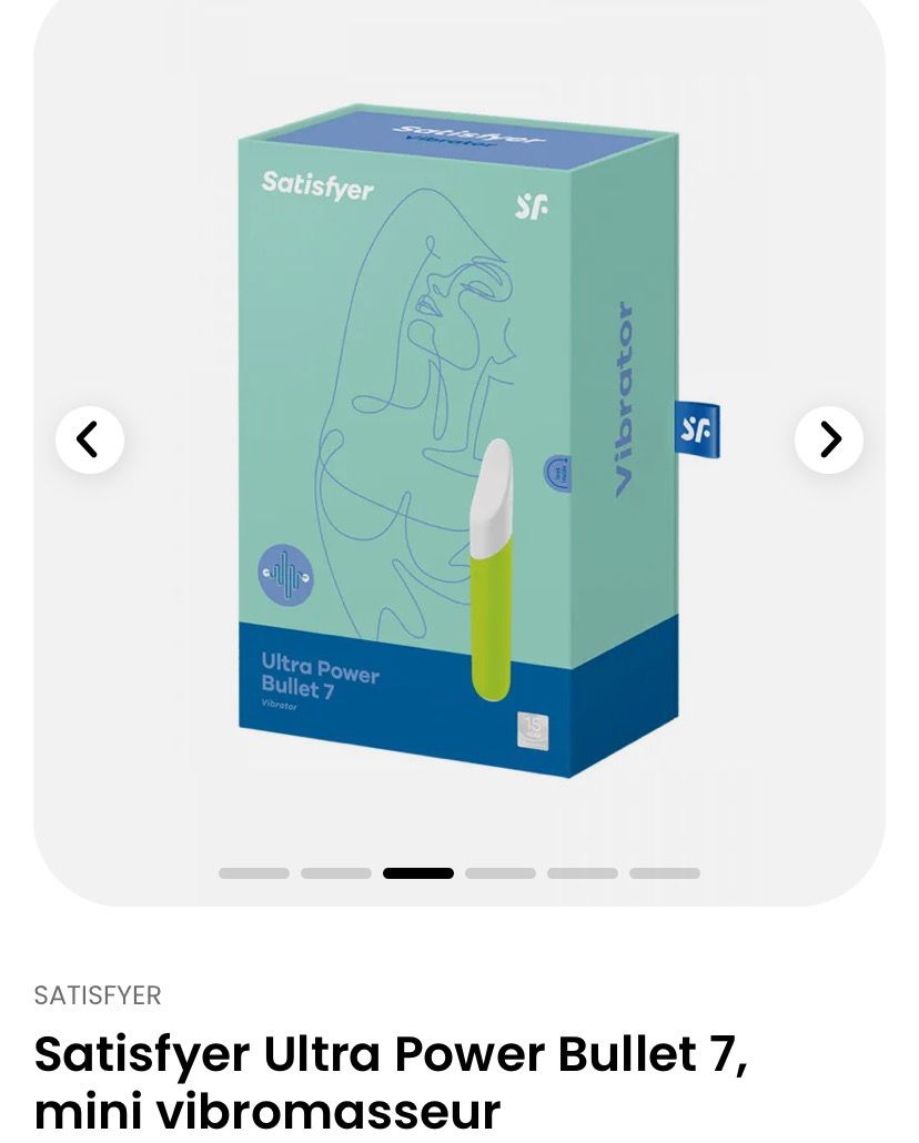 Satisfyer Ultra Power Bullet 7, mini vibromasseur