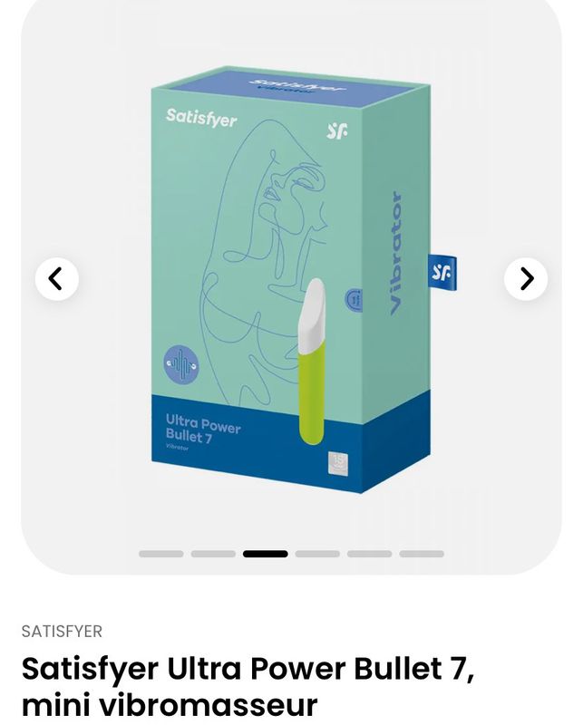 Satisfyer Ultra Power Bullet 7, mini vibromasseur