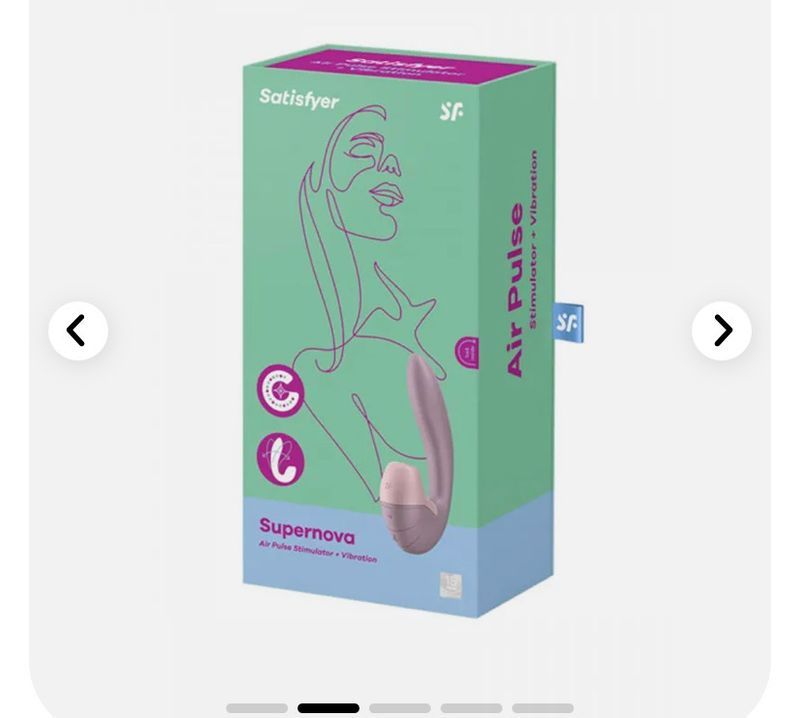 Satisfyer Supernova, stimulateur par air pulsé et vibromasseur point G