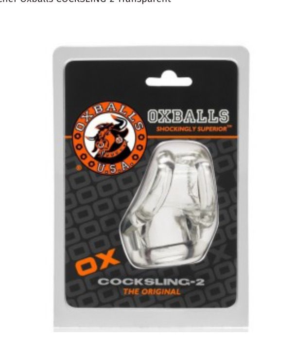 Ballstretcher Oxballs COCKSLING-2 Transparent