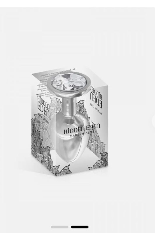 Plug bijou en acier inoxydable Faith argent
