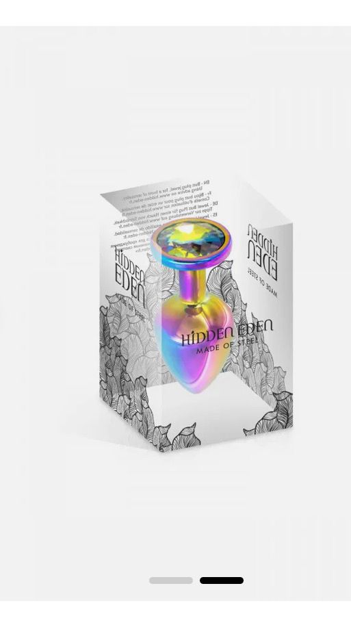 Plug bijou en alliage aluminium Rainbow